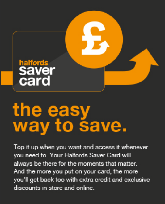 Halfords Digital Gift Card - Send the Perfect Gift Digitally Banner Image